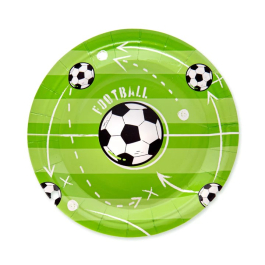 Πιάτα - Χάρτινα Πιάτα Γλυκού "Ποδόσφαιρο" (6 τεμ.) - Κωδικός: 129890 - SmileStore